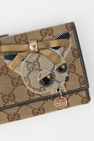 Gucci Vintage Monogram Long Wallet