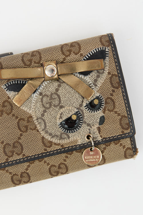 Gucci Vintage Monogram Long Wallet