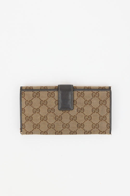 Gucci Vintage Monogram Long Wallet