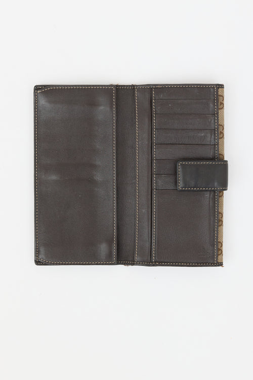 Gucci Vintage Monogram Long Wallet