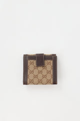 Gucci Monogram Canvas Bifold Wallet