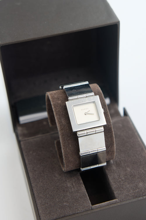 Gucci Stainless Steel 600J Square Watch