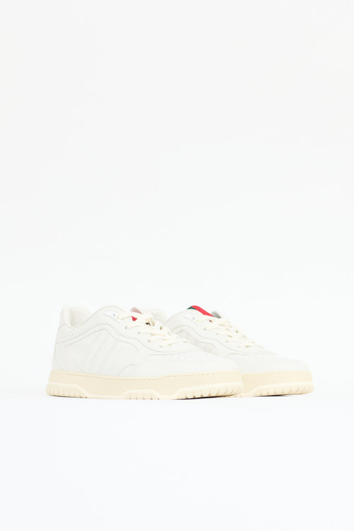 Gucci Leather Re-Web Sneaker