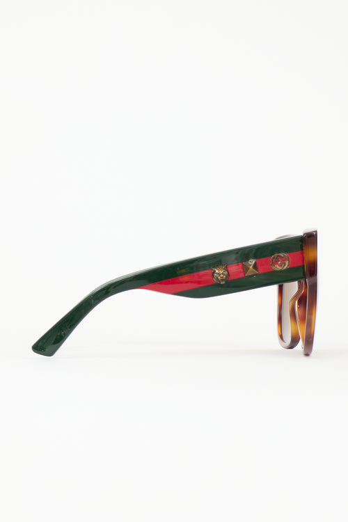 Gucci GG0059S Web Sunglasses