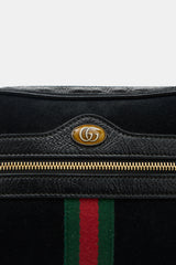 Gucci Suede & Patent GG Web Bag