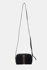 Gucci Suede & Patent GG Web Bag