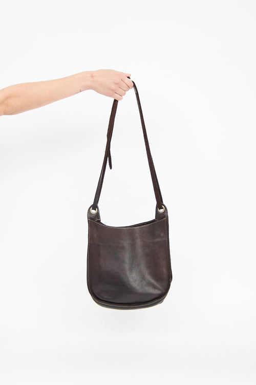 Guidi Leather Crossbody Bag