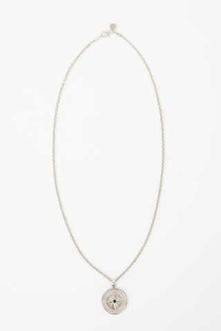 Gabriel & Co. Sterling Silver Compass Necklace
