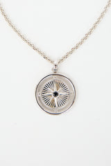 Gabriel & Co. Sterling Silver Compass Necklace