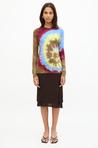 Gabriela Hearst Cashmere Miller Tie Dye Sweater