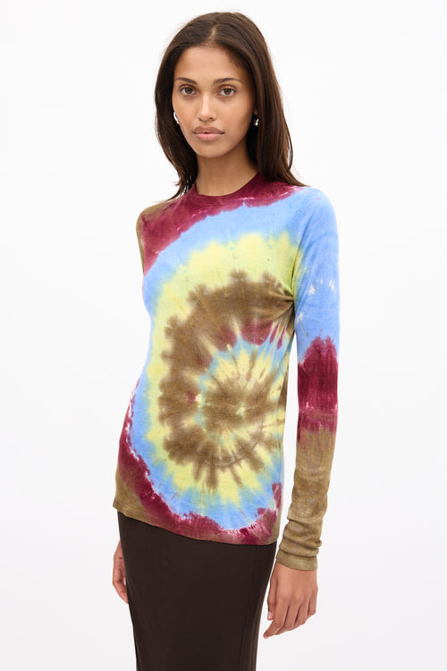 Gabriela Hearst Cashmere Miller Tie Dye Sweater