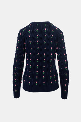 Gabriela Hearst Floral Knit Sweater