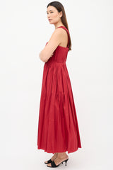 Gabriela Hearst Pleated Midi Dress
