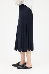 Gabriela Hearst Wool & Silk Pleated Skirt