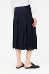 Gabriela Hearst Wool & Silk Pleated Skirt