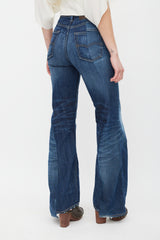 Gabriela Hearst X E.L.V. Denim Blue Foster Reconstructed Jeans