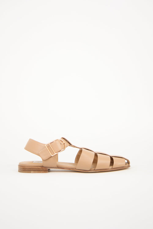 Gabriela Hearst Leather Lynn Sandal