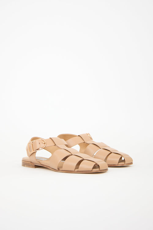 Gabriela Hearst Leather Lynn Sandal