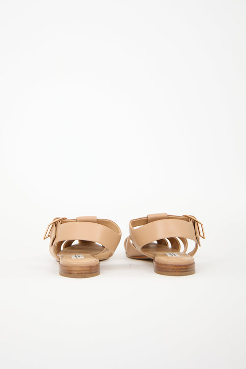 Gabriela Hearst Leather Lynn Sandal