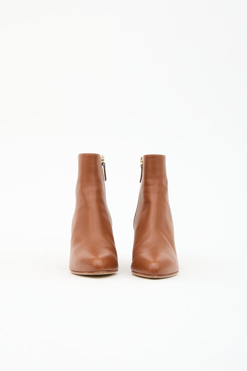 Gabriela Hearst Leather Tito Ankle Boot