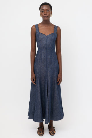 Gabriela Hearst Linen Chambray Virginia Dress