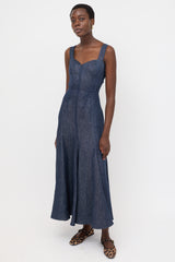 Gabriela Hearst Linen Chambray Virginia Dress