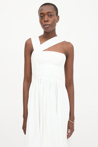 Gabriela Hearst Pleated Midi Dress