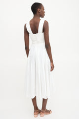Gabriela Hearst Pleated Midi Dress