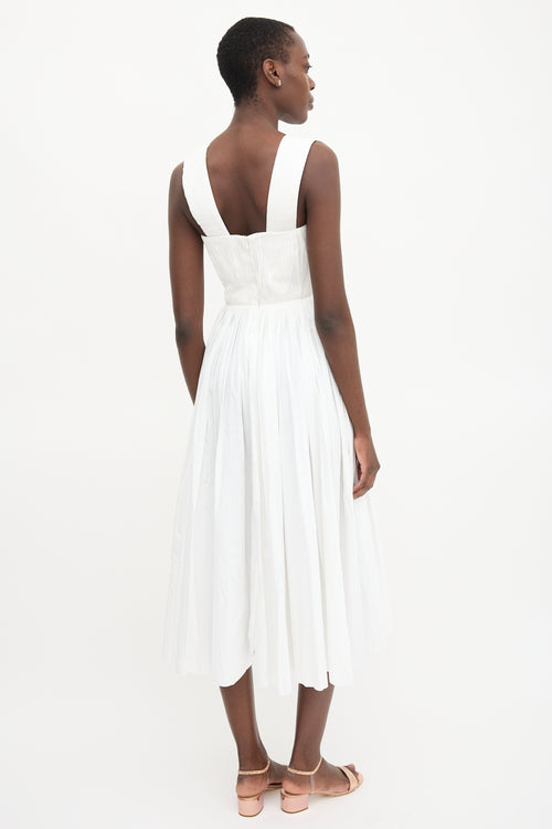 Gabriela Hearst Pleated Midi Dress