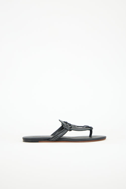 Galerie Des Tanneurs Leather Sandal