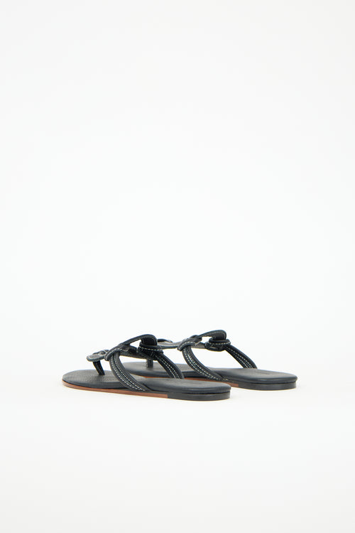 Galerie Des Tanneurs Leather Sandal