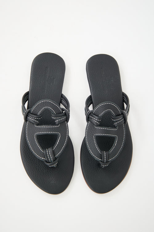 Galerie Des Tanneurs Leather Sandal