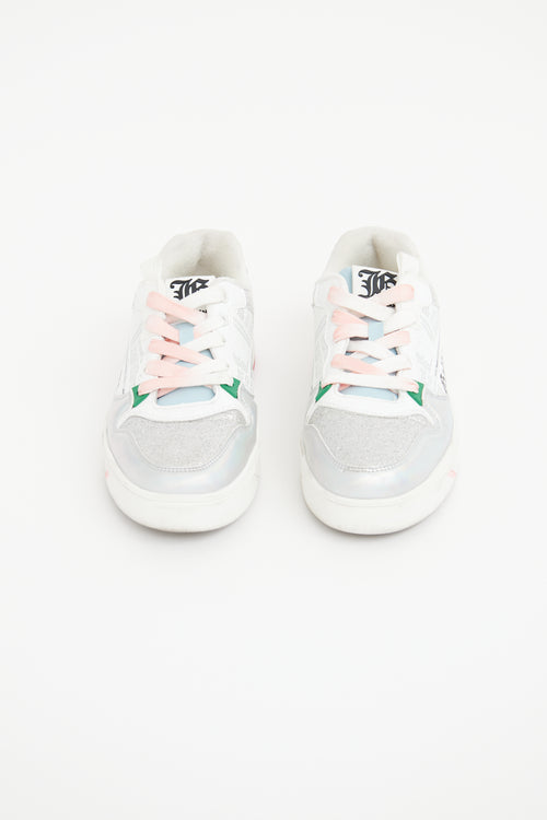 Galliano White Multicoloured Bianca Sneaker