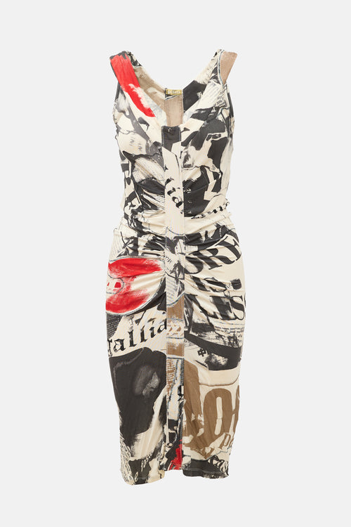 John Galliano 2000s Galliano Gazette Dress