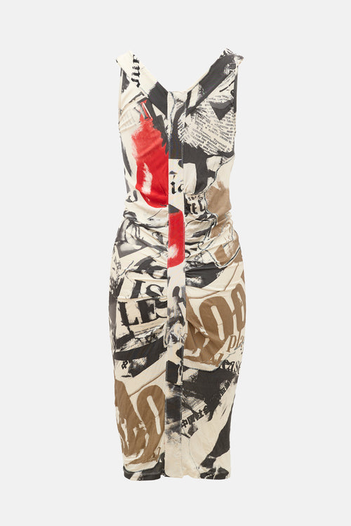 John Galliano 2000s Galliano Gazette Dress