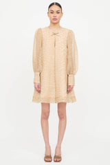 Ganni Patterned Layered Dress