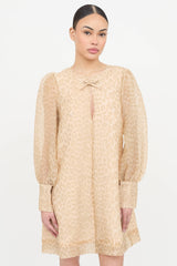 Ganni Patterned Layered Dress