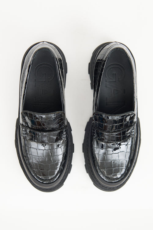 Black Patent Platform Loafer