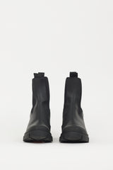 Ganni Black Rubber City Chelsea Boot