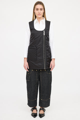 Ganni Nylon Quilted Vest