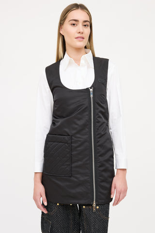 Ganni Nylon Quilted Vest