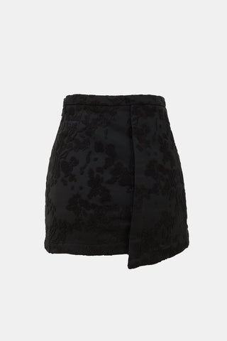 Ganni Brocade Bow Skirt