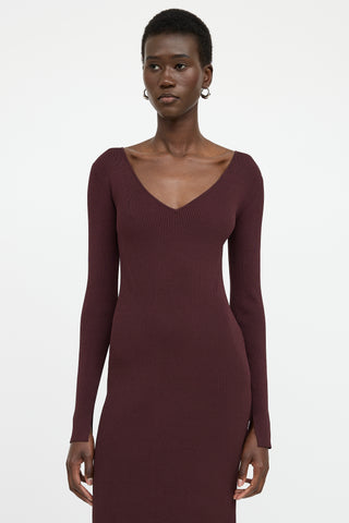 Ganni Knit Rib Dress
