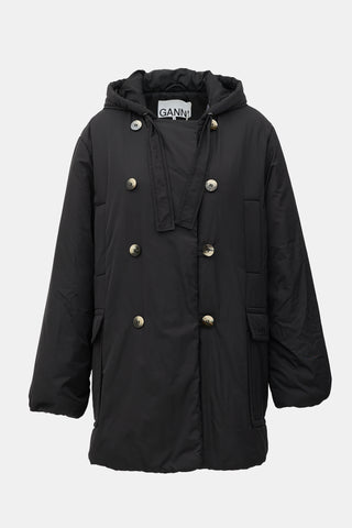 Ganni Double Breasted Padded Jacket
