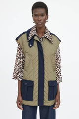 Ganni Nylon Quilted Vest
