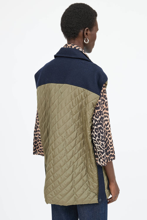 Ganni Nylon Quilted Vest
