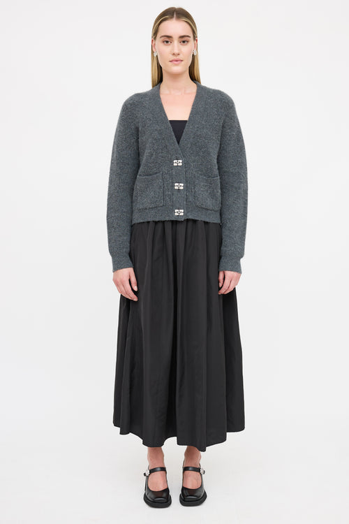 Ganni Wool Knit Cardigan