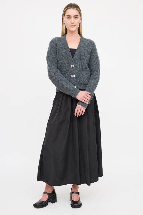 Ganni Wool Knit Cardigan
