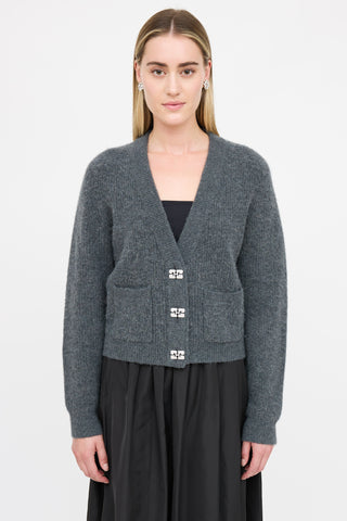Ganni Wool Knit Cardigan