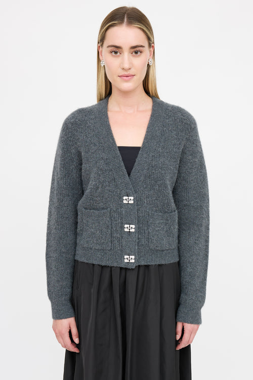 Ganni Wool Knit Cardigan